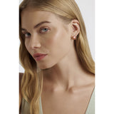 ted baker rolo: classic colour enamel roll huggie earrings