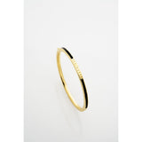 ted baker roley: classic colour enamel slim gold tone bangle bracelet