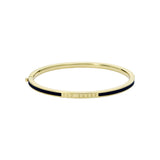 ted baker roley: classic colour enamel slim gold tone bangle bracelet