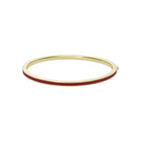 ted baker roley: classic colour enamel slim gold tone bangle bracelet