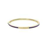 ted baker roley: classic colour enamel slim gold tone bangle bracelet