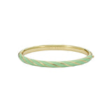 ted baker trinity: twist enamel hinged bangle bracelet