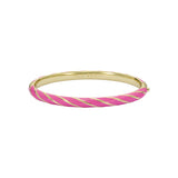 ted baker trinity: twist enamel hinged bangle bracelet