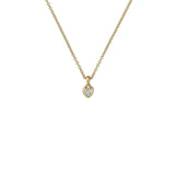 ted baker harlow: mini crystal heart pendant necklace  gold tone clear crystal