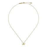 ted baker blaire: mini metal bow pendant necklace
