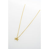 ted baker blaire: mini metal bow pendant necklace