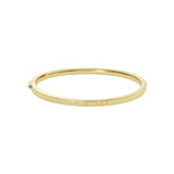 ted baker chrishell: logo slim gold tone bangle bracelet