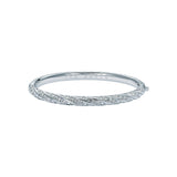 ted baker torvi: crystal twist hinged silver tone bangle bracelet