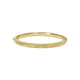 ted baker torvi: crystal twist hinged gold tone bangle bracelet