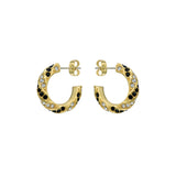 ted baker toni: crystal twist gold tone hoop earrings